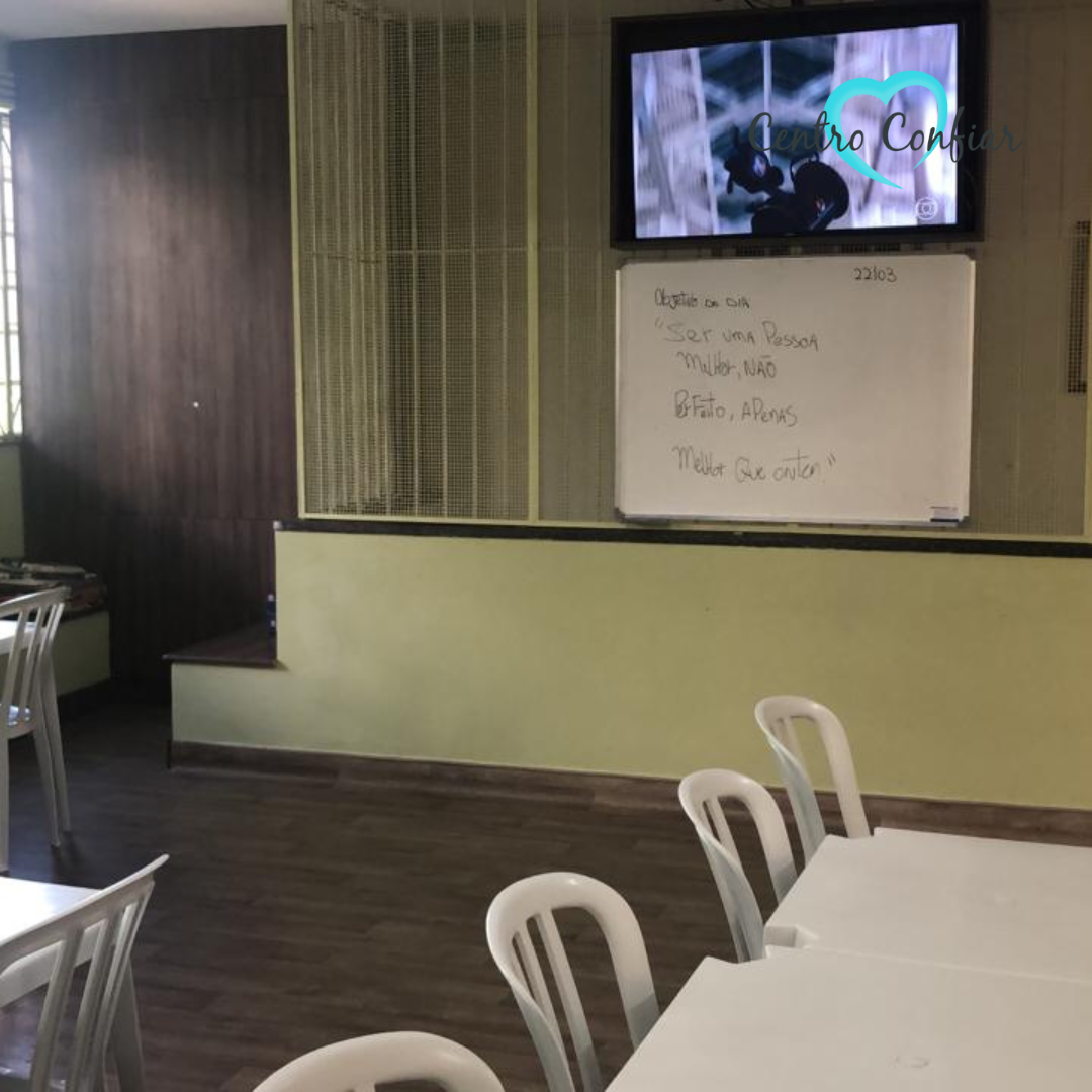 Sala de palestras hospital dependência química Itapecerica