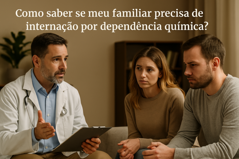 Como saber se meu familiar precisa de internação por dependência química?