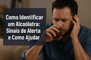 Homem com aparência abatida sentado sozinho em uma sala desorganizada